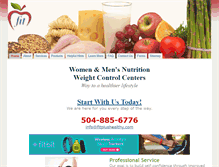 Tablet Screenshot of fitplushealthy.com